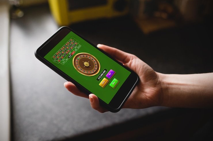 Spadegaming roulette live table interface on liga5000 slot showing betting grid and dealer